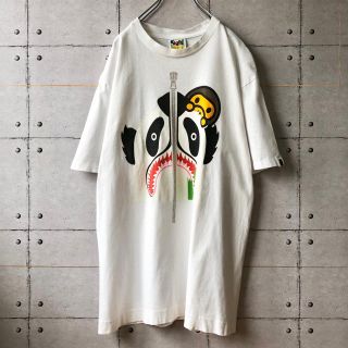 【激レア】 ape エイプ 希少デザイン デカロゴ Tシャツ