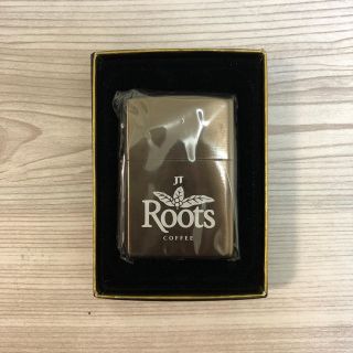 ジッポー(ZIPPO)の【値下げ！】ZIPPO 懐かしい！ JT飲料 roots 非売品！(ノベルティグッズ)