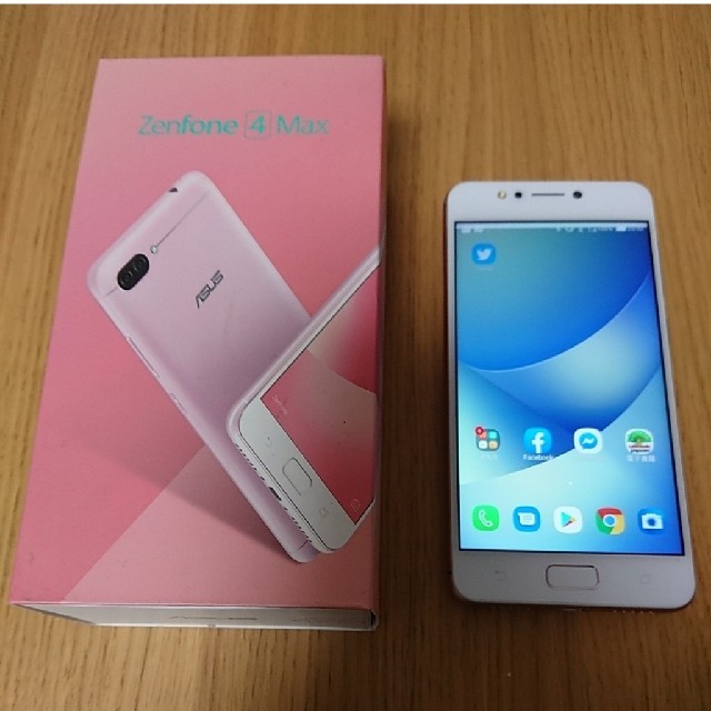 Zenfone 4 max zc520kl ピンク - スマートフォン本体