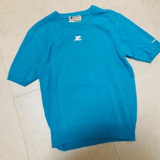 クレージュ(Courreges)のcourreges クレージュ サマーニット 半袖 ニット(ニット/セーター)