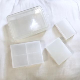 ムジルシリョウヒン(MUJI (無印良品))の無印 ポリプロピレン 小物ケース ピルケース 透明 半透明 ケース(小物入れ)