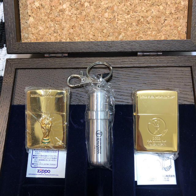 ZIPPO(ジッポー)の希少!記念ZIPPO 2002FIFA WORLDCUP KOREA/JAPAN スポーツ/アウトドアのサッカー/フットサル(記念品/関連グッズ)の商品写真