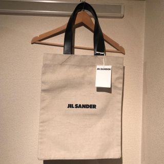Jil Sander - ジルサンダー ロゴ トートバッグ キャンバス jil sander