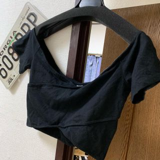 エイチアンドエム(H&M)の【H&M】オフショルダー(カットソー(半袖/袖なし))