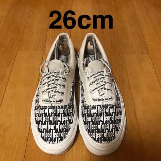 フィアオブゴッド(FEAR OF GOD)のFOG VANS ERA 26cm(スニーカー)