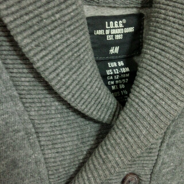 H&M(エイチアンドエム)の美品H&M♡86 キッズ/ベビー/マタニティのベビー服(~85cm)(ジャケット/コート)の商品写真