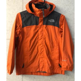 ザノースフェイス(THE NORTH FACE)のノースフェイス スクープジャケット キッズ ボーイズサイズ7〜8 オレンジ (ジャケット/上着)