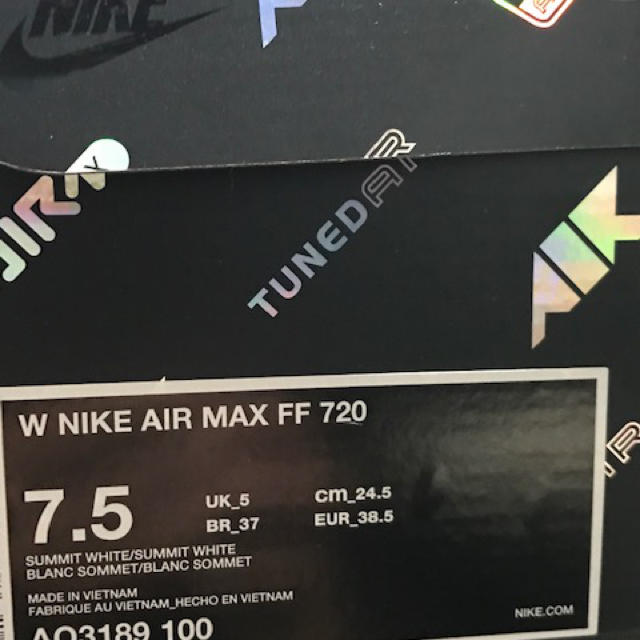 【新品 24.5cm】Nike W Air Max FF 720 White