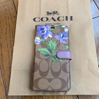 コーチ(COACH)のアイフォンケース 手帳型(iPhoneケース)