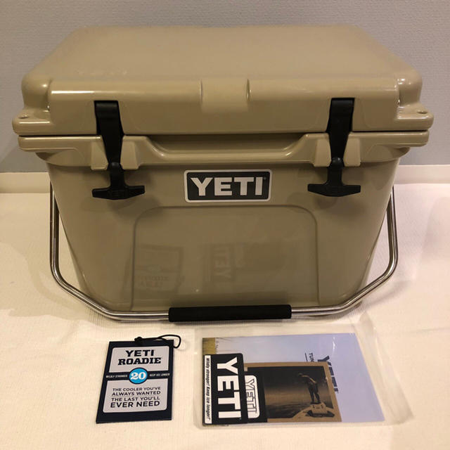 美品】YETI Coolers Roadie 20 Tan クーラーズ-