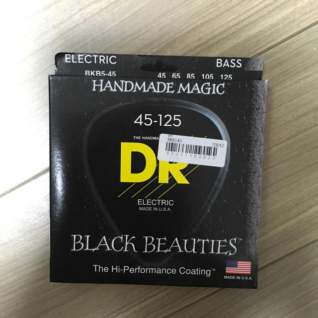 DR ベース弦 Black Beauties 5弦用 コーティング弦 楽器のギター(弦)の商品写真