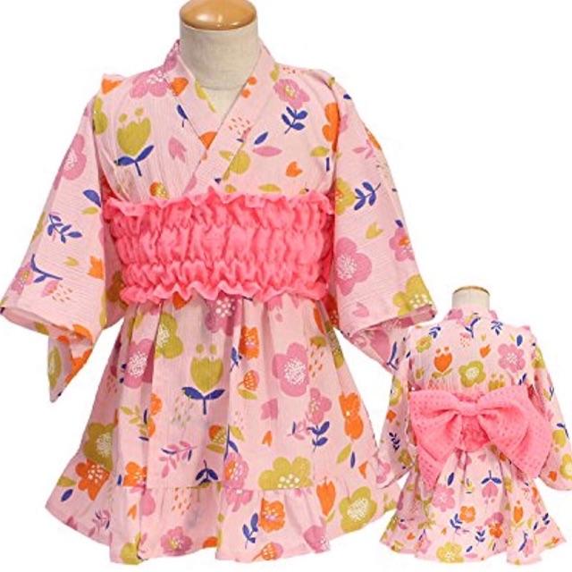 ampersand(アンパサンド)のAmpersand アンパサンド BREEZE 浴衣 お祭り 新品 キッズ/ベビー/マタニティのキッズ服女の子用(90cm~)(甚平/浴衣)の商品写真