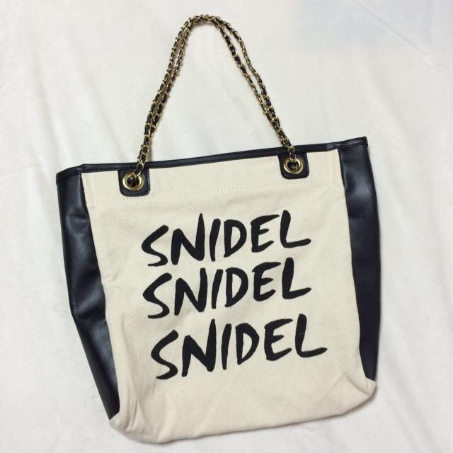 snidel スクエアトートバッグ