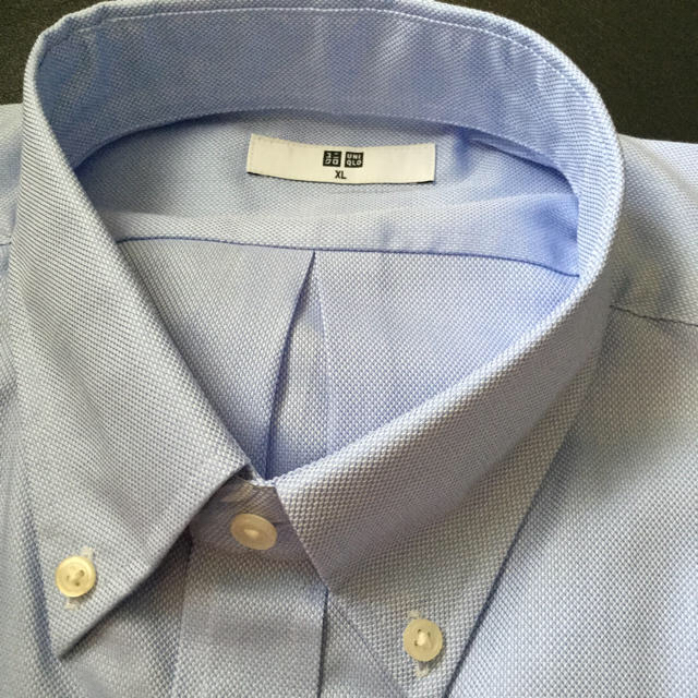 UNIQLO(ユニクロ)のユニクロ ワイシャツ オックスフォードシャツ  半袖 XL メンズのトップス(シャツ)の商品写真