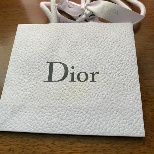 Christian Dior(クリスチャンディオール)のDior ショップ袋小1リボン付 ミニ袋3セットです レディースのバッグ(ショップ袋)の商品写真