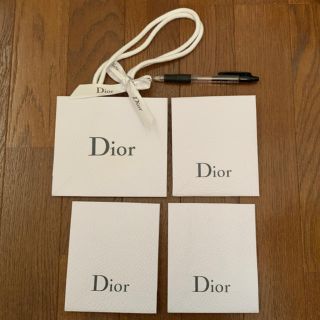 クリスチャンディオール(Christian Dior)のDior ショップ袋小1リボン付 ミニ袋3セットです(ショップ袋)