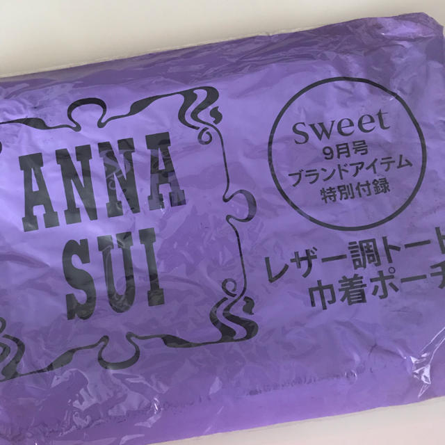 ANNA SUI(アナスイ)のANNA SUI レザー調トート ＆ 巾着ポーチ レディースのバッグ(トートバッグ)の商品写真