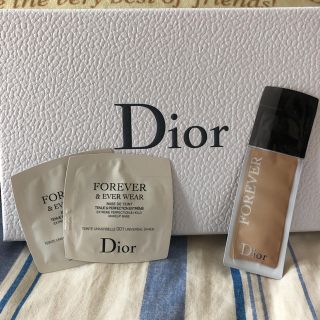 ディオール(Dior)のDior スキンフォーエバー メイクアップベース&リキッドファンデーション(化粧下地)