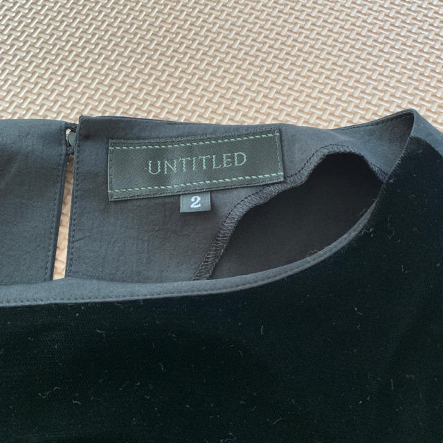 UNTITLED(アンタイトル)のベロア&サテンブラウス レディースのトップス(シャツ/ブラウス(長袖/七分))の商品写真