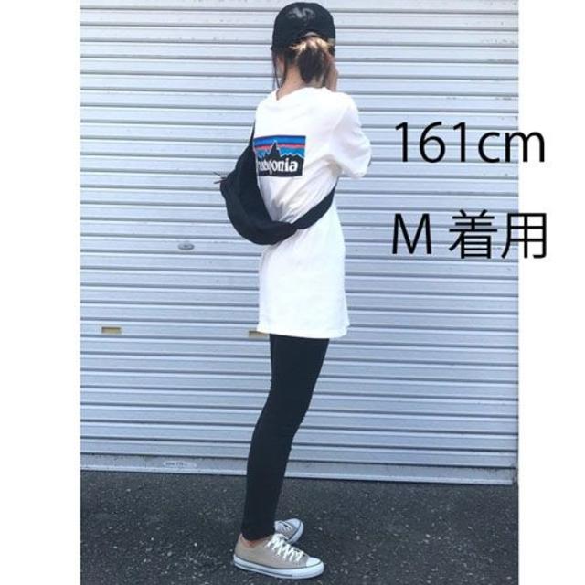 新品 速達 即日発送 M パタゴニア P6 ロゴ Tシャツ 白 ホワイト