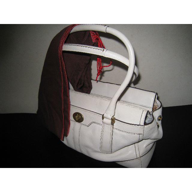 COACH - ハンドバック　ＣＯＡＣＨ　ホワイト系　本革仕様