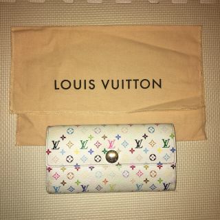 ルイヴィトン(LOUIS VUITTON)のルイヴィトン マルチカラー   長財布 ブルー 青(財布)