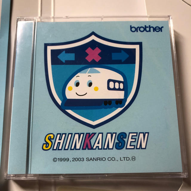 brother(ブラザー)のブラザー刺繍カード サンリオSHINKANSEN ハンドメイドのハンドメイド その他(その他)の商品写真