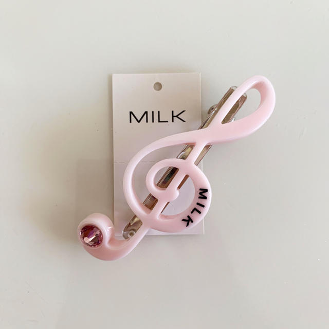 MILK(ミルク)のMILK 音符バレッタ レディースのヘアアクセサリー(ヘアピン)の商品写真