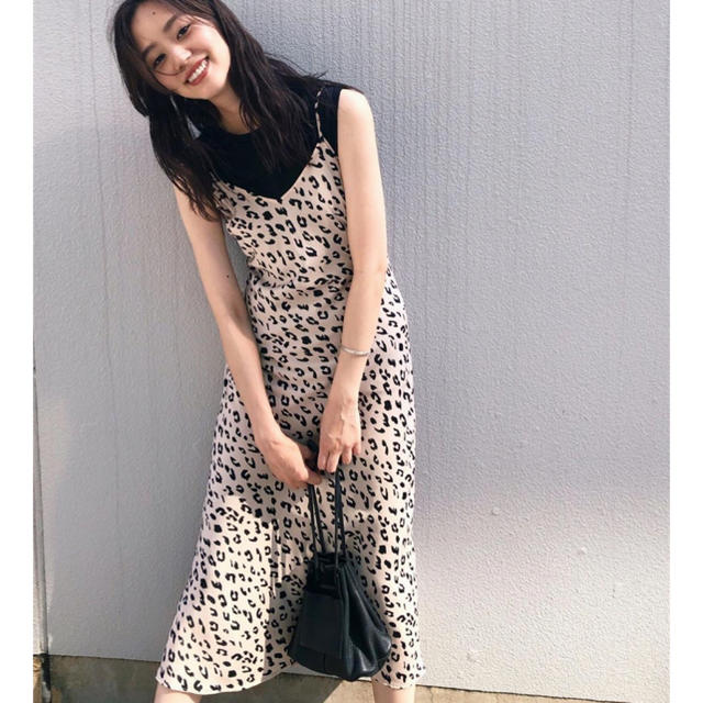 moussy レオパードワンピース