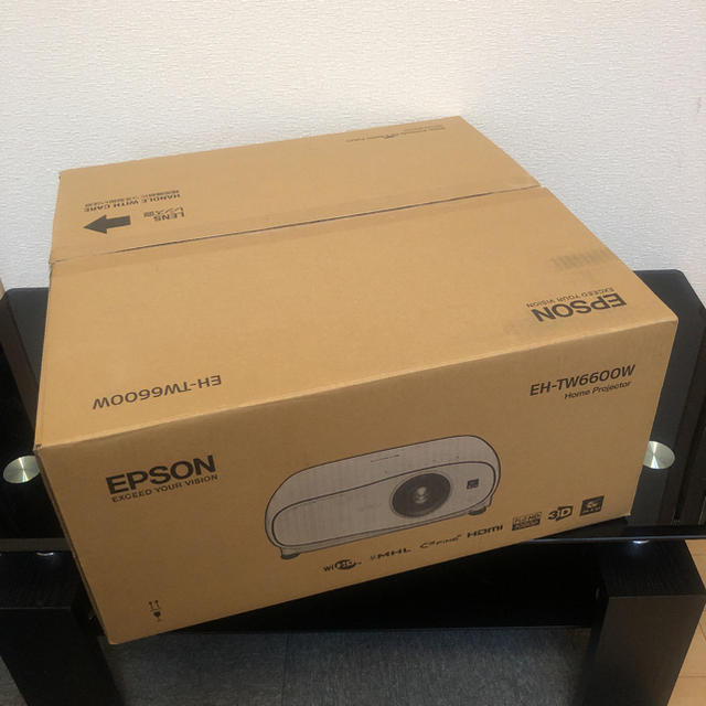 EPSON エプソン プロジェクター EH-TW6600W ワイヤレスHDMI