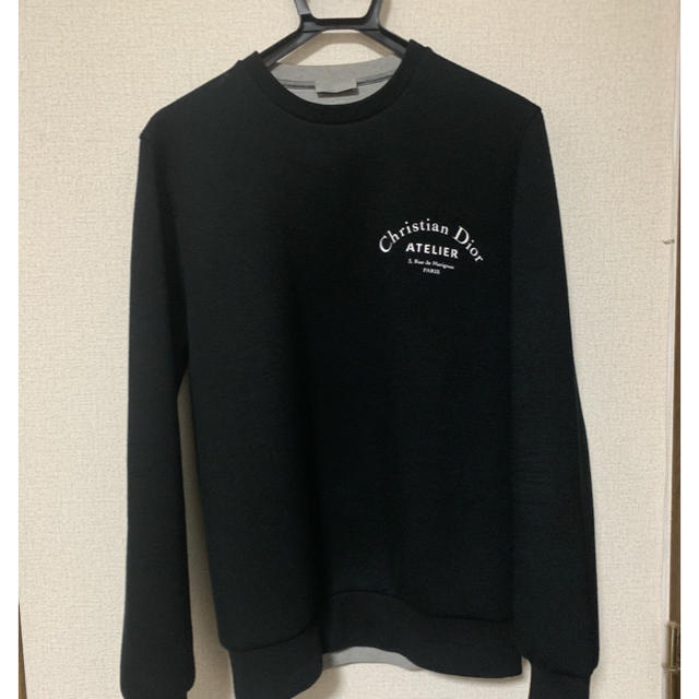 待望☆】 DIOR HOMME 黒 スウェット アトリエ homme Dior - スウェット
