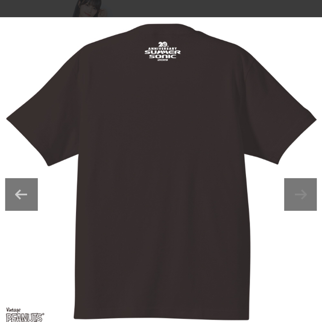 サマソニ2019会場限定SNOOPYコラボTシャツ L メンズのトップス(Tシャツ/カットソー(半袖/袖なし))の商品写真
