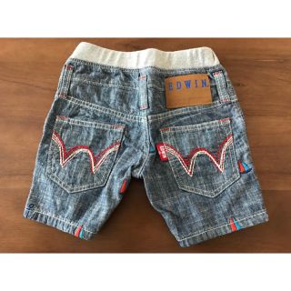 エドウィン(EDWIN)の【美品】EDWIN エドウィン キッズ ハーフパンツ 半ズボン 100(パンツ/スパッツ)