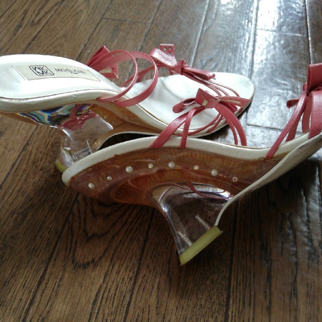 MICHEL KLEIN(ミッシェルクラン)のミッシェルクラン / リボン付きサンダル👡 レディースの靴/シューズ(サンダル)の商品写真