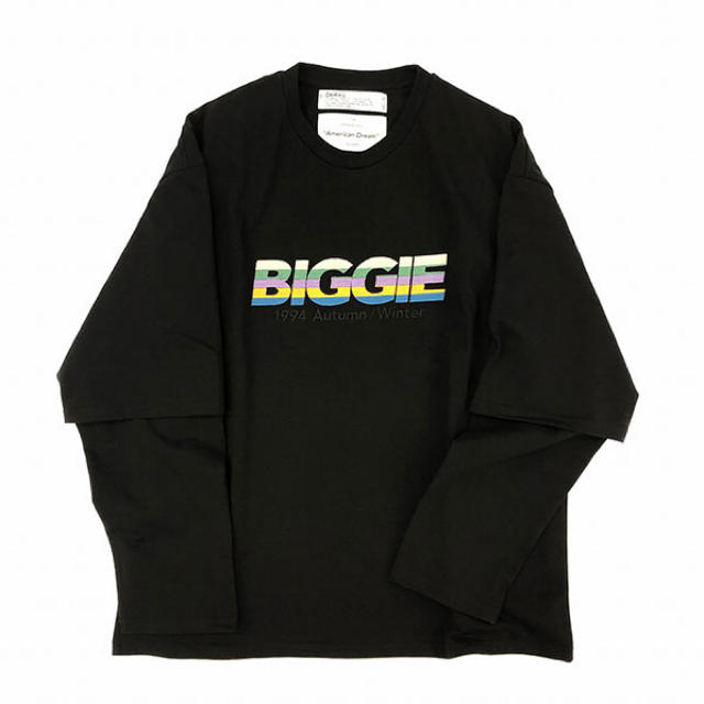 DAIRIKU 19AW ”BIGGIE” Layered T-Shirt Tシャツ/カットソー(七分/長袖)