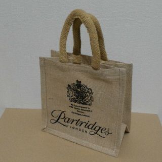 Partridges パートリッジ　ロンドン　麻　ショッピングバッグ(エコバッグ)