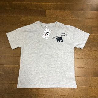 サンリオ(サンリオ)のばつ丸 BAD BADTZ MARU Tシャツ Mサイズ 胸ポケ グレー(Tシャツ(半袖/袖なし))