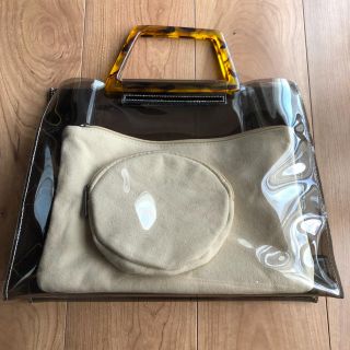 シップス(SHIPS)のprefer ships プリファーシップス PVC BAG クリアバッグ(トートバッグ)