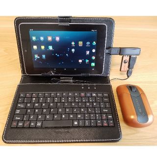 エイスース(ASUS)のGON様専用　Nexus7+ケース型キーボード+ワイヤレスマウス　(ジャンク)(タブレット)