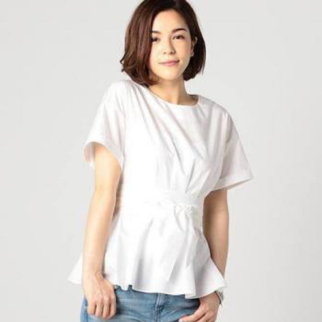 ESTNATION - 値下げ!新品・エストネーション.ペプラムブラウス36の