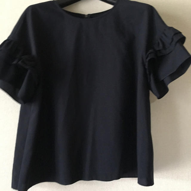 フォクシー ブラウス”ruffle trim sleeve tee” 42