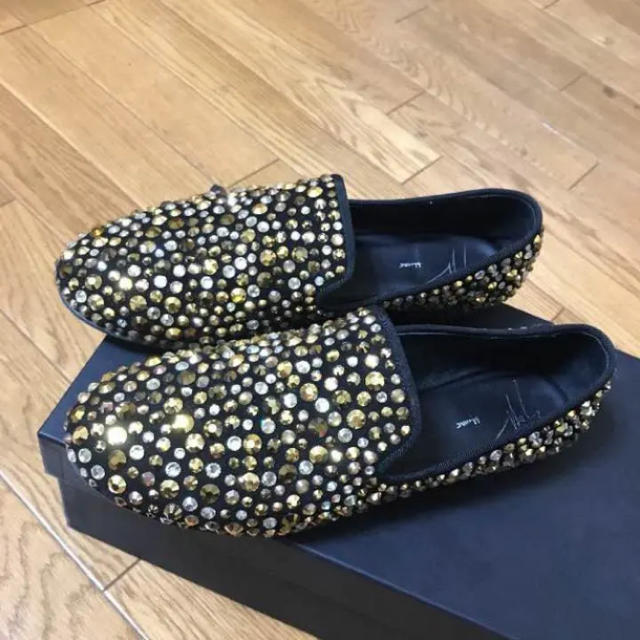 GIUZEPPE ZANOTTI(ジュゼッペザノッティ)のGiuseppe Zanotti スリッポン スタッズ シューズ 確実正規品 メンズの靴/シューズ(ドレス/ビジネス)の商品写真