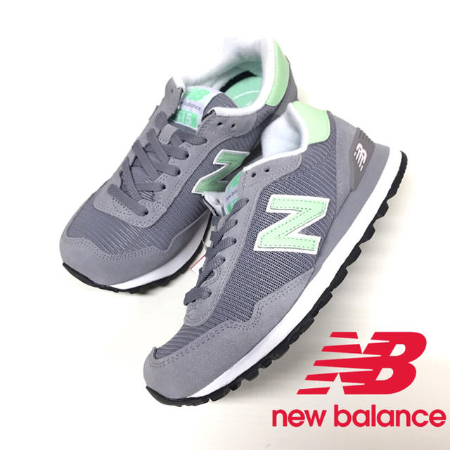New Balance(ニューバランス)のnewblance 515COJ  GY/GR  24cm   レディース レディースの靴/シューズ(スニーカー)の商品写真