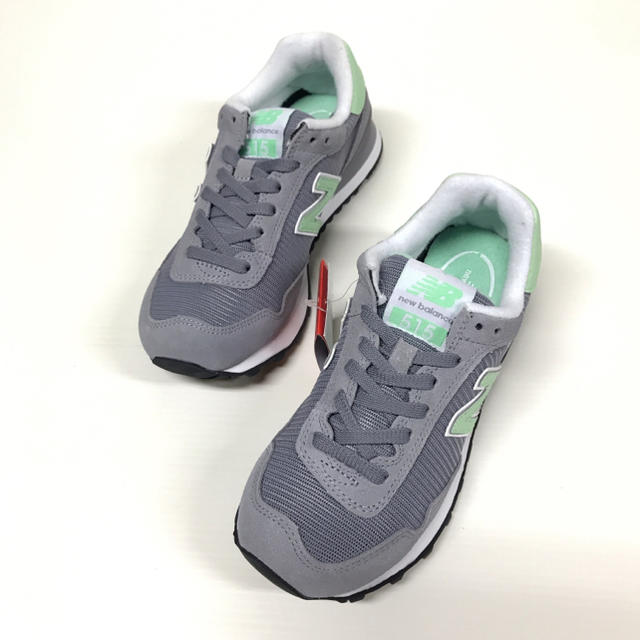 New Balance(ニューバランス)のnewblance 515COJ  GY/GR  24cm   レディース レディースの靴/シューズ(スニーカー)の商品写真