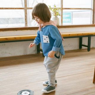 ワスク(WASK)の※訳あり格安 デニム スウェットパンツ 上下セット 韓国 子供服(その他)