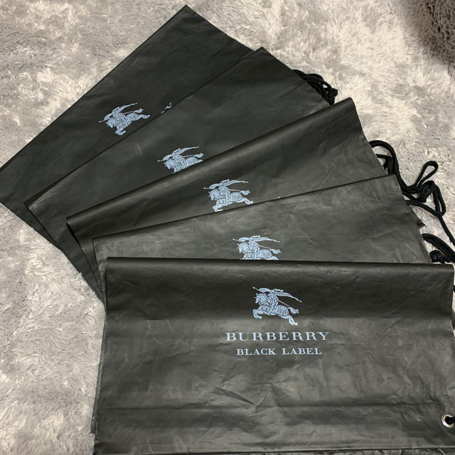 BURBERRY BLACK LABEL(バーバリーブラックレーベル)のバーバリーブラックレーベル 袋 ビニールバッグ セット メンズのバッグ(ショルダーバッグ)の商品写真