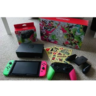 ニンテンドースイッチ(Nintendo Switch)のNintendo Switch スプラトゥーン2 プロコン(家庭用ゲーム機本体)