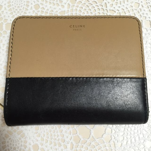 celine(セリーヌ)のCELINE♡バイカラー二つ折り財布♡ レディースのファッション小物(財布)の商品写真