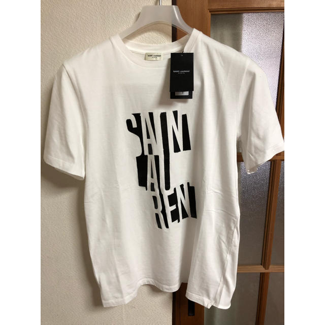 Saint Laurent(サンローラン)の【新品】46000円 19AW サンローラン ロゴTシャツ メンズのトップス(Tシャツ/カットソー(半袖/袖なし))の商品写真