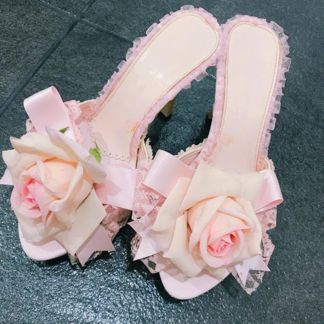 JESUS DIAMANTE - ジーザス ディアマンテ サンダル バラ 薔薇 ミュール